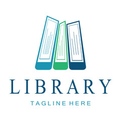 book or library logo for bookstores, book companies, publishers, encyclopedias, libraries, education, digital books, vectors