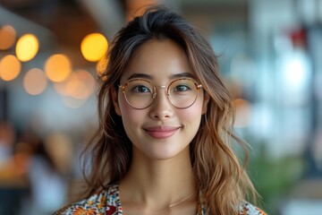 Obraz premium beauty happy smiling professional engineer in the factory