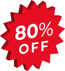 Price tag. 3D Isometric tag sign. Percentage isometric tag retail special offer 3d icon vector illustration.