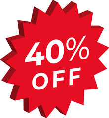 Price tag. 3D Isometric tag sign. Percentage isometric tag retail special offer 3d icon vector illustration.