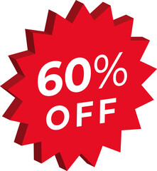 Price tag. 3D Isometric tag sign. Percentage isometric tag retail special offer 3d icon vector illustration.