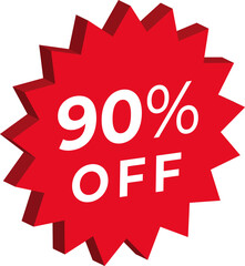 Price tag. 3D Isometric tag sign. Percentage isometric tag retail special offer 3d icon vector illustration.