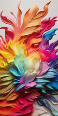 abstract colorful background with stars
