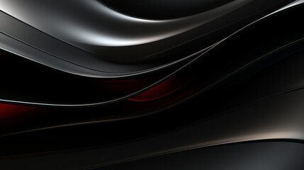 Abstract black wave pattern texture background with elegant flowing curves and dynamic movement