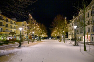 Fototapeta na wymiar Winter in Kühlungsborn an der Ostsee