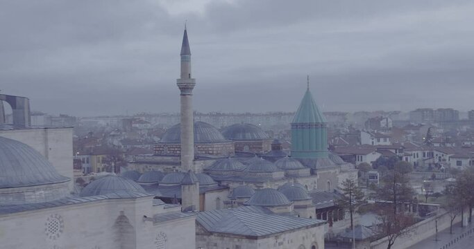 Konya's Iconic Kubbe-i Hadra, tourist historical mosque