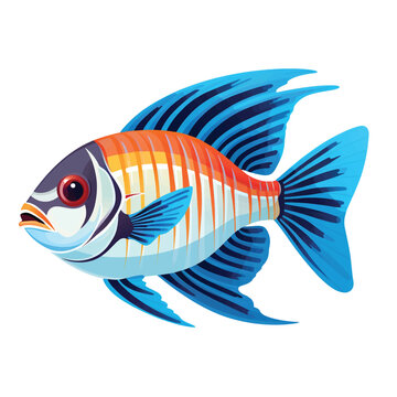 Black golden colour fish discus red koi illustration orange guppy white balloon molly yellow koi fish colorful freshwater fish that can live together fishermen vector all white betta fish