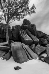 Rock Formations in Seychelles  - 709623121