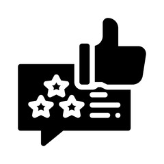 Obraz premium star glyph icon