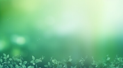 A beautiful light green colored background, leaving space for text, blurred background - Generative AI