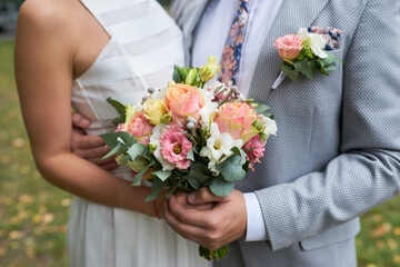 Beautiful wedding bouquet