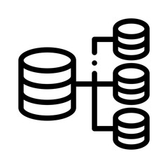 database line icon