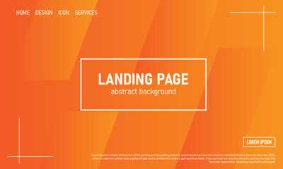 Abstract dark Orange rectangle background minimal, abstract creative overlap digital background. Vector illustration