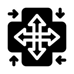arrow glyph icon