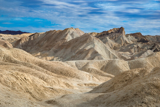 Colorful sand Painted Hills Mountain landscape in National Monument Park