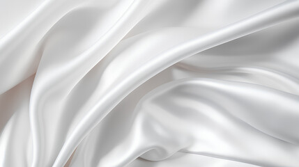 Obraz premium White fabric colored silk satin background