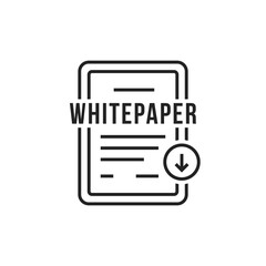 download document like whitepaper icon