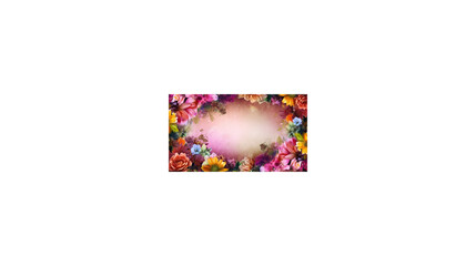 flower frame background photo