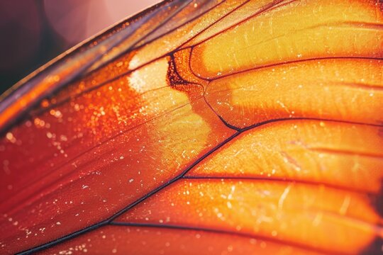 A detailed close-up of a butterfly wing. Perfect for nature and macro photography projects