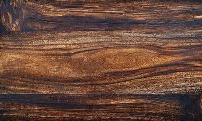 Fototapeta premium Dark Brown Wooden Countertop Texture