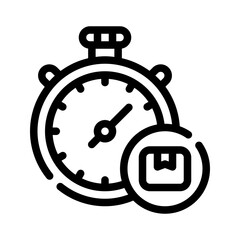 just in time line icon