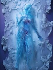 Ice Sculptures: Frozen Figures Wall Art�A Frosty Display of Beauty