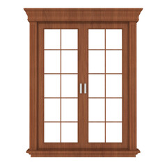 Wooden Window isolated