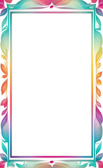 Beautiful Frame of Colorful Leaves Png Transparent Background