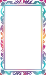 Beautiful Frame of Colorful Leaves Png Transparent Background