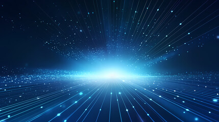 Fototapeta premium Technology abstract line background and light effect, technology-sense background material