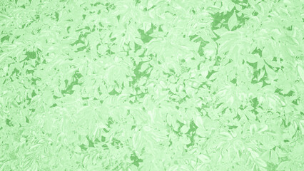 Leaf pattern texture background with light green gradient