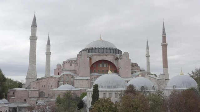 Hagia Sophia Mosque drone shots are not available anywhere.
