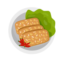 tempeh indonesian food