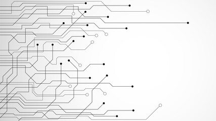 Obraz premium hi-tech digital data abstract design