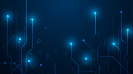 Obraz premium hi-tech digital data abstract design