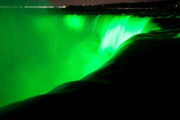 Niagara Falls at night