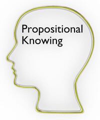 Propositional Knowing concept