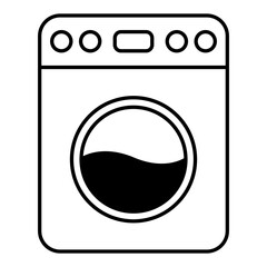 Icon automatic washing machine with dryer for washing dirty clothes