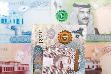 Bahraini dinar a business background - obrazy, fototapety, plakaty