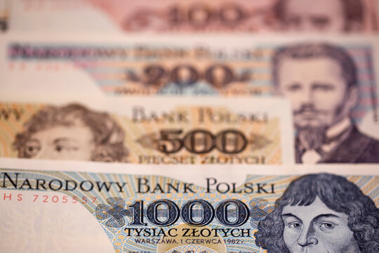 Old Polish money a business background
