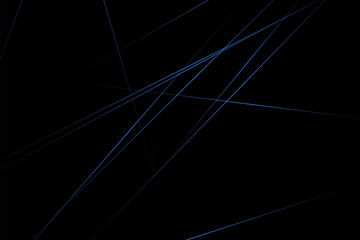 Abstract black with blue lines, triangles background modern design. Vector illustration EPS 10.