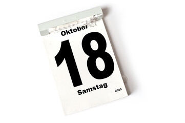 18 . Oktober 2025