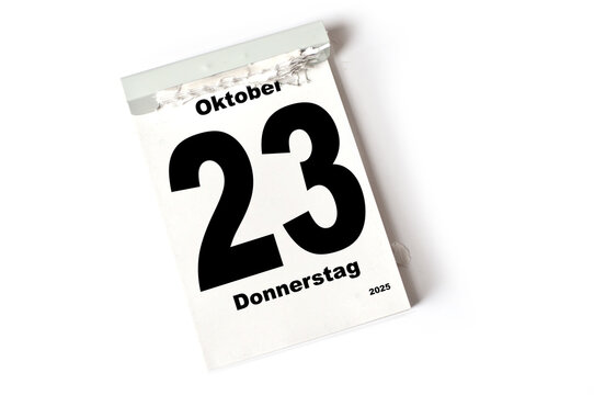 23 . Oktober 2025