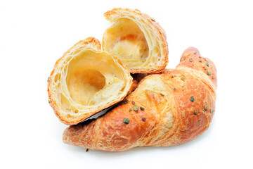 brioche tagliata a metà
