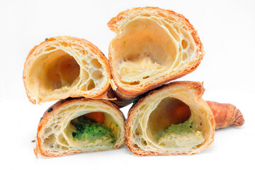 brioche tagliata a metà