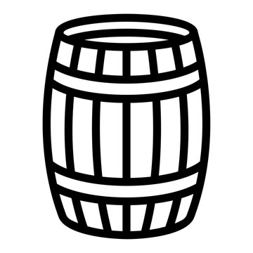 recommend clip art: barrel outline icon