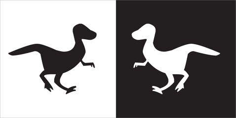 Illustration vector graphics of dinosaur icon