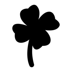clover glyph icon