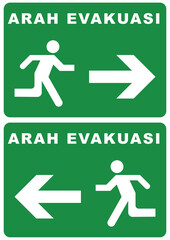 evacuation route