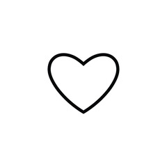 heart icon. love symbol  vector